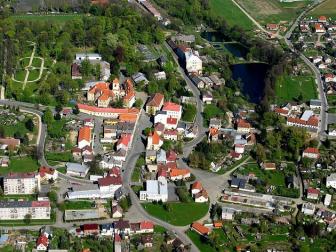 Partnergemeinde Poběžovice, Luftbild